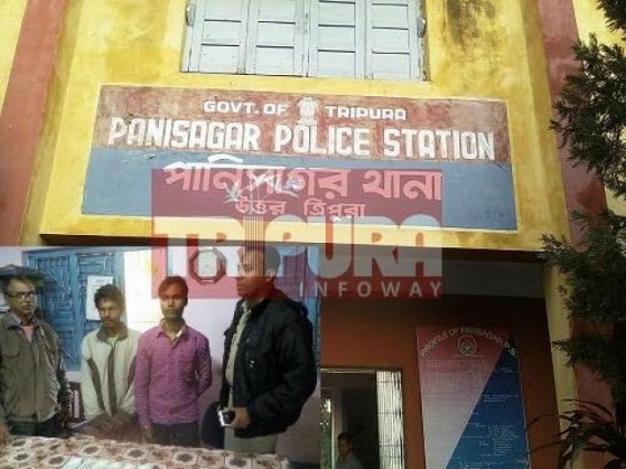 Increasing gambling rackets hit law and order : Panisagar police arrests 2